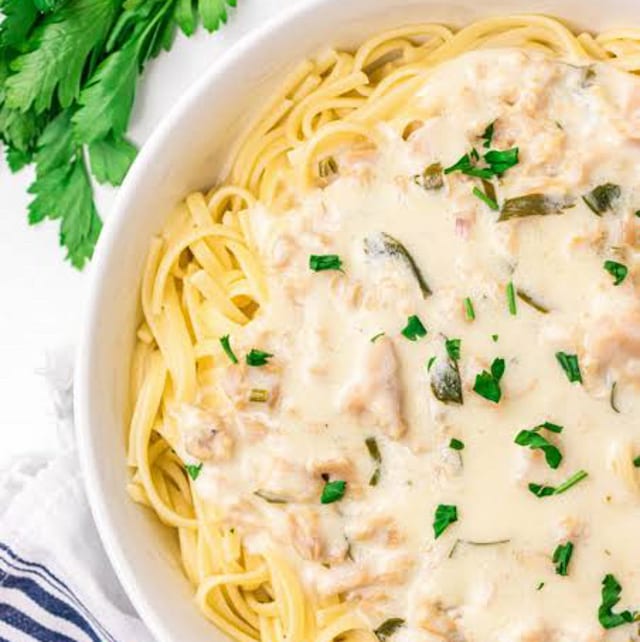 Clam Sauce Dinner Special.