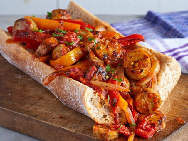 Sausage Sub - Large 10”.