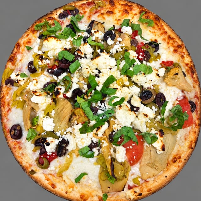 Sm Mediterranean Greek Pizza.