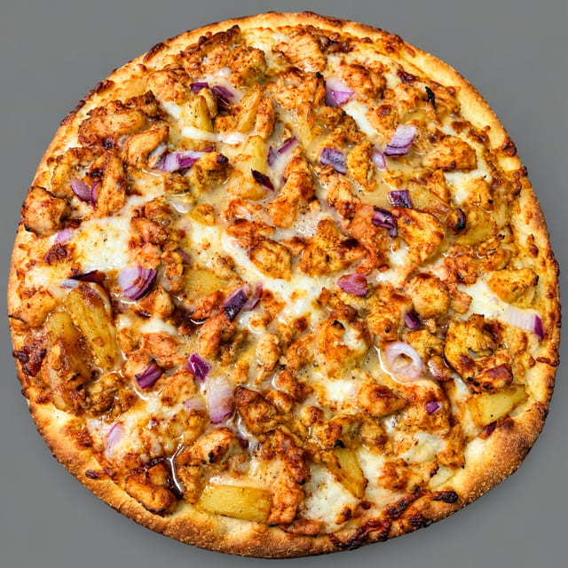 Sm BBQ Chicken Pizza.