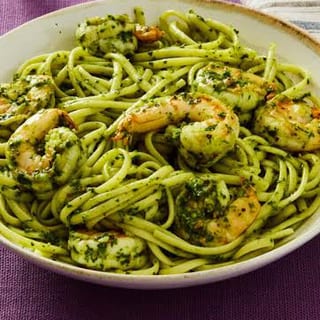Lt. Shrimp Pesto