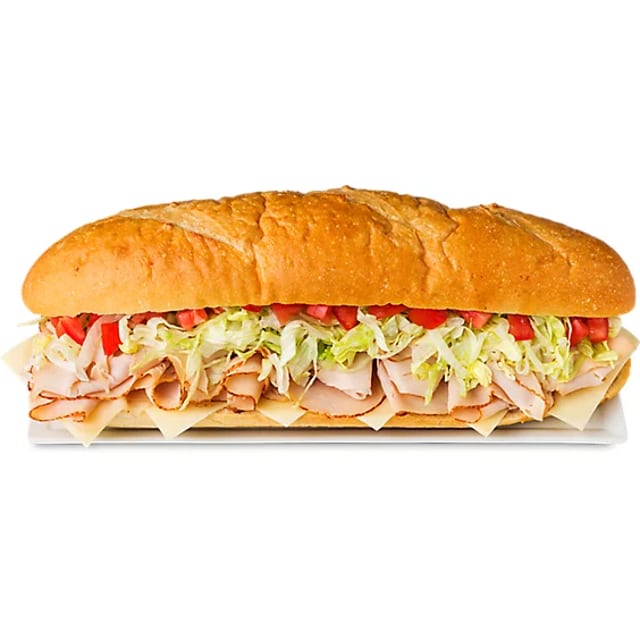 Turkey & Cheese Sub - Large 10”.