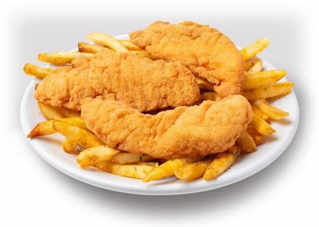 Kids Chicken Strips & Fries.