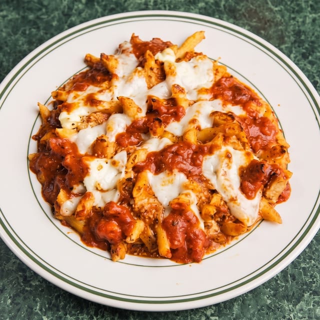 Baked Mostaccioli.