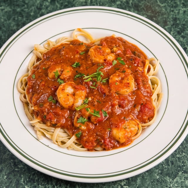 5 Jumbo Shrimp Diavolo.