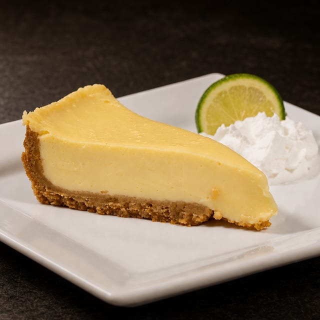 Key Lime Pie Slice.