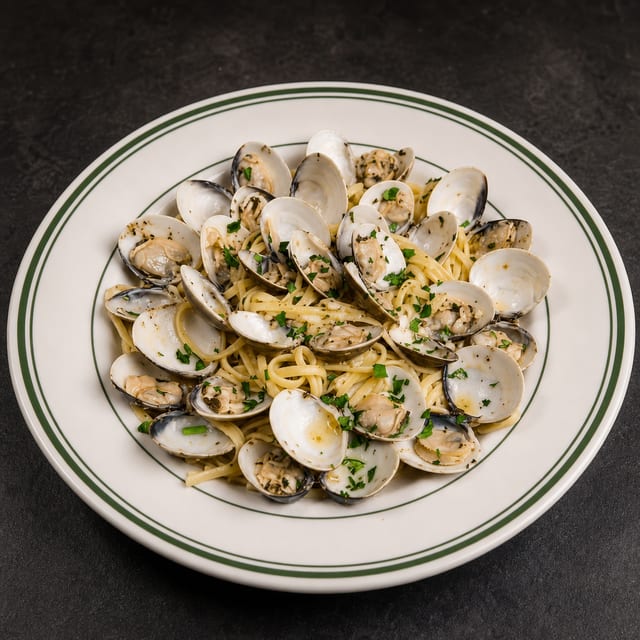 Steamed Clams in Shell.