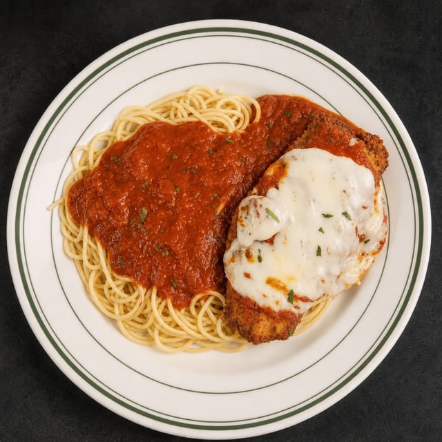 Eggplant Parmigiano Dinner Special.