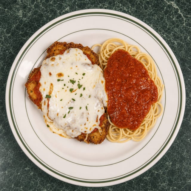 Sausage Parmigiano Dinner Special.
