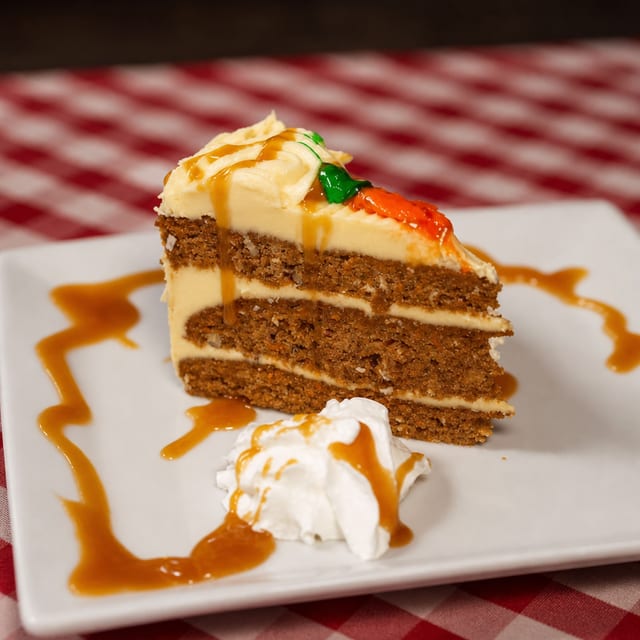 Carrot Cake Slice.