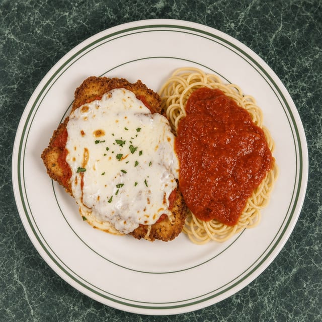 Veal Parmigiano Dinner Special.