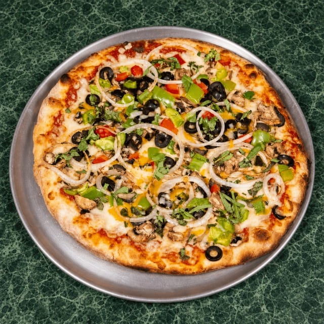 Sm Vegetarian Special Pizza.