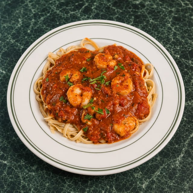 5 Jumbo Shrimp Diavolo.